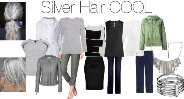 best colors for silver hair cool