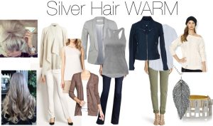 best colors for gray hair warm