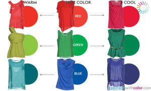 what to wear warm and cool colors