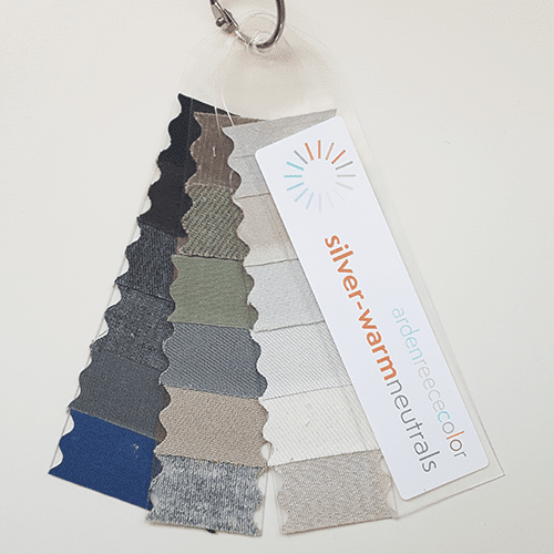 core wardrobe palette kit for silver-warm